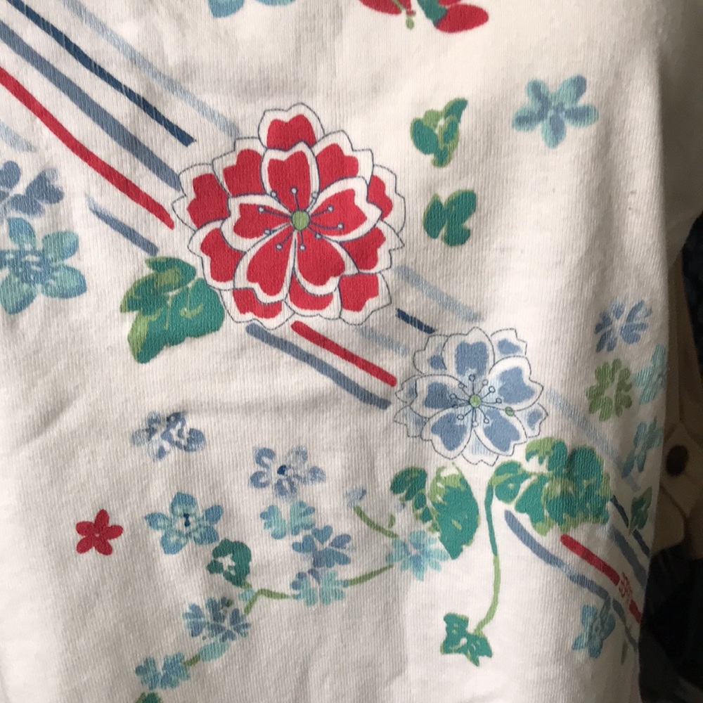 Vintage Esprit Y2K Floral Print Baby Tee - Picture 5 of 7